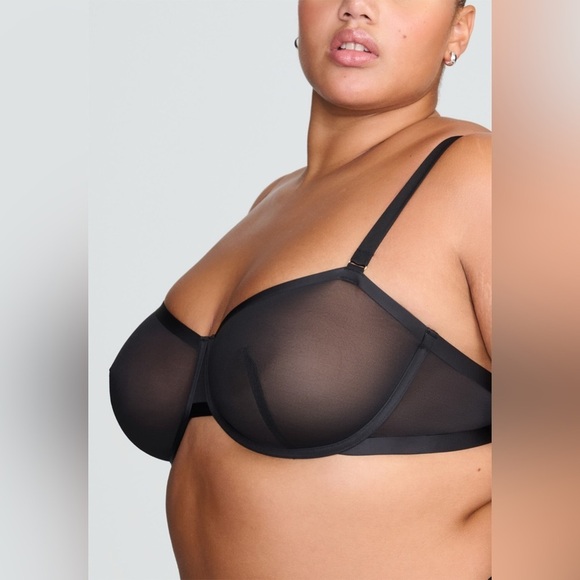 CUUP The Balconette Mesh Bra Black 34F- Still Full Price - Picture 3 of 9